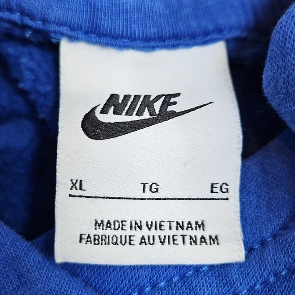 Nike Kid's Royal Blue Hoodie - Picture 3 of 3
